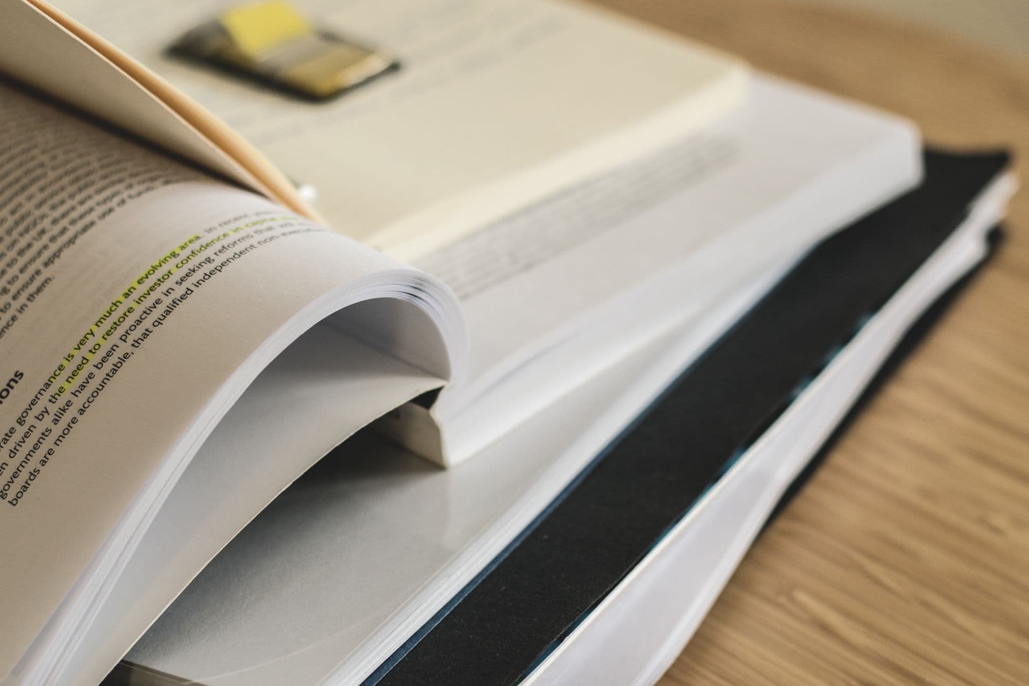 An open research paper with a passage highlighted